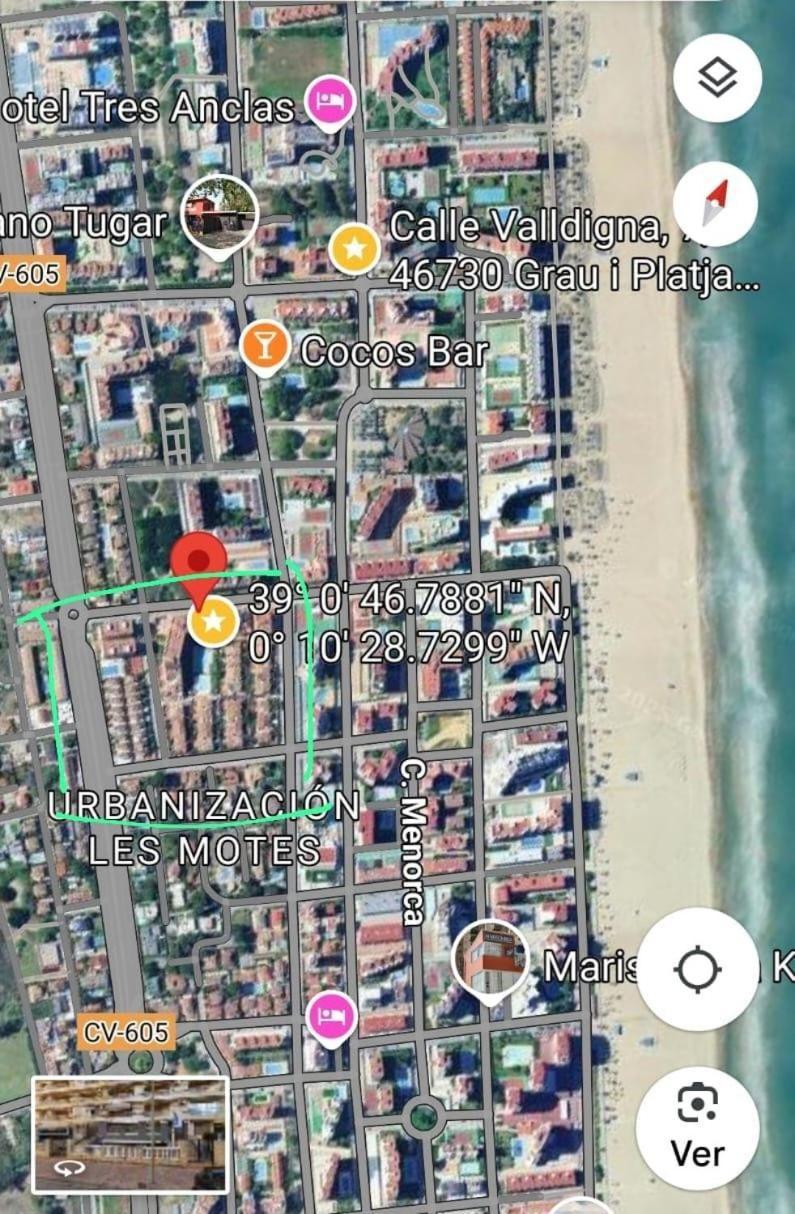 Апартаменты Playa Gandia, Iris, Piscina Aa Y Wifi Playa de Gandia Экстерьер фото